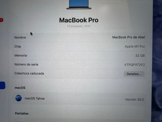 MacBook Pro M1 Pro Gris Espacial