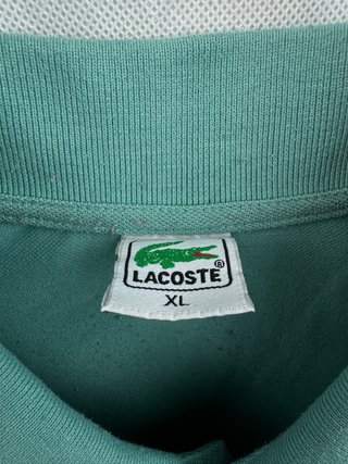 Polo Lacoste Verde Agua Talla M