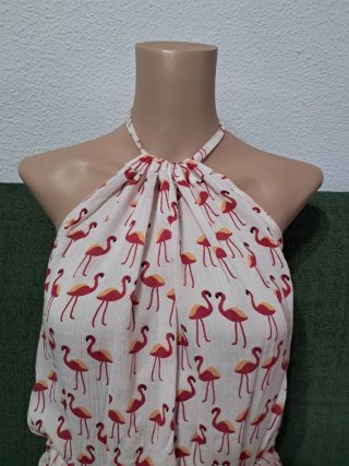 Mono corto flamenco talla única