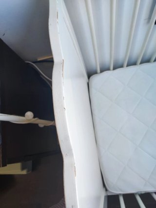 Cuna blanca Ikea Hensvik 120x60