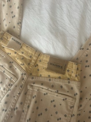 Conjunto Scalpers Nuevo Beige y Amarillo.