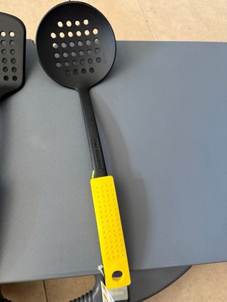 Juego Utensilios Cocina: Cazo, Cuchara, Espumadera