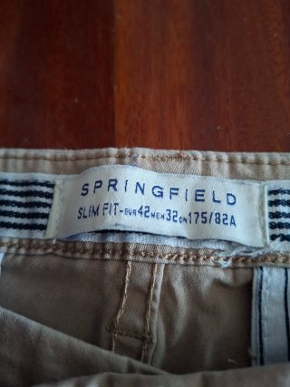 Pantalón corto Springfield beige Talla L