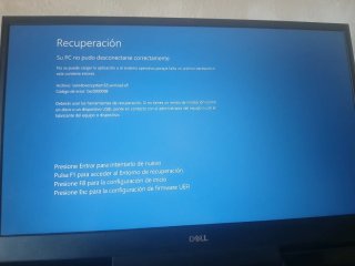 Ordenador Dell G7 17 Gaming con error