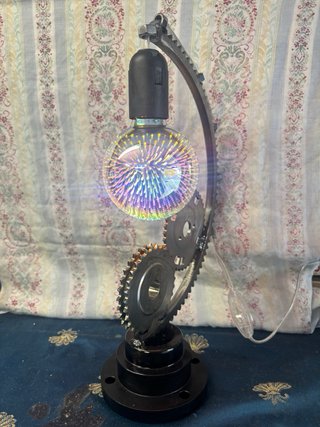 Lampada Design Ingranaggi Multicolore