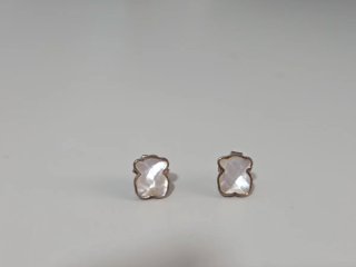 Pendientes Oso Tous nácar