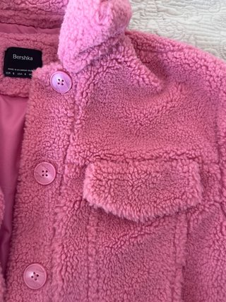 Chaqueta Bershka Rosa Talla S