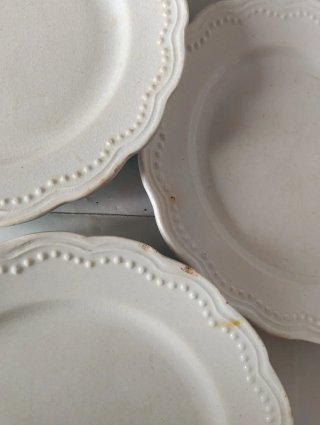 Platos Porcelana china opaca 1925 y ibero Tanagra