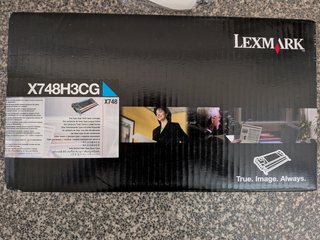 Toner Lexmark X748H3CG Azul