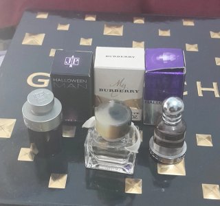 Set Miniaturas Perfume Burberry y J. Del Pozo
