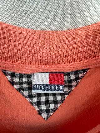 Polo Tommy Hilfiger Salmón/Coral Talla M