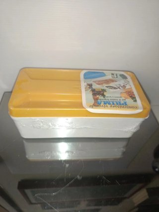 Contenitore vivande Prima giallo/bianco