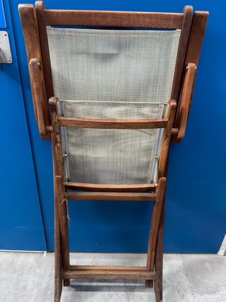 Silla de madera plegable