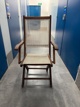 Silla de madera plegable