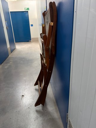 Silla de madera plegable