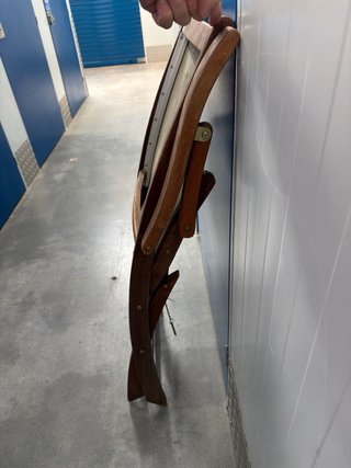Silla de madera plegable