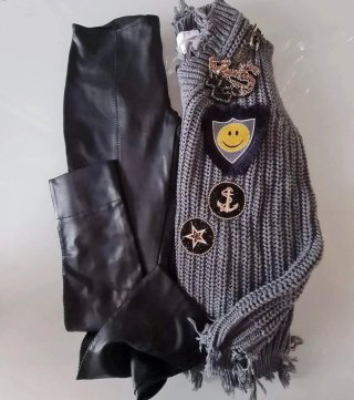 Brandunique Gilet con Spille Taglia S