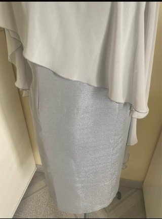 Abito da cerimonia argento e bianco