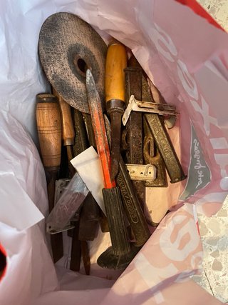 Lote de herramientas manuales