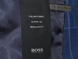 Hugo Boss Chaqueta Ajustada Hombre 50 Europea New