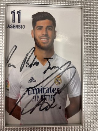 Firma Marco Asensio Real Madrid 11