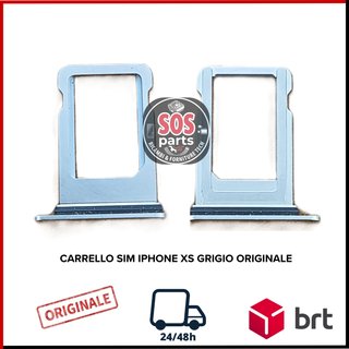Carrello SIM Apple iPhone XS Grigio Originale