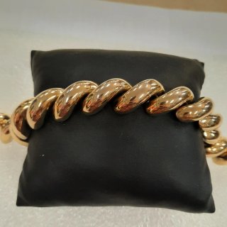 Bracciale Argento Dorato 18.5 cm