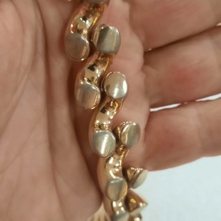 Bracciale Argento Dorato 18.5 cm