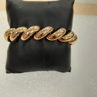 Bracciale Argento Dorato 18.5 cm