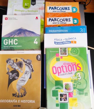 Libros tercero de la ESO