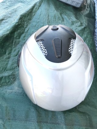 Casco de moto integral con visera