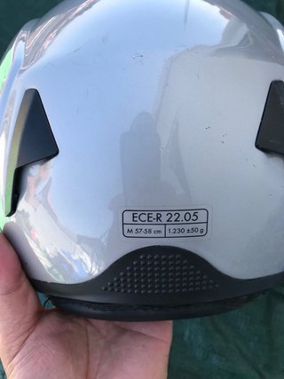 Casco de moto integral con visera