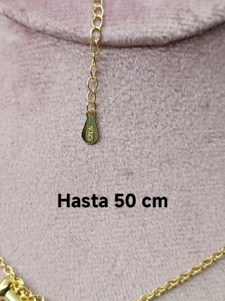 Collar perro salchicha bañado en oro