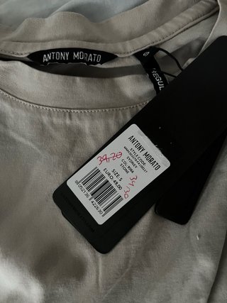 Camiseta Antony Morato Beige/Blanca
