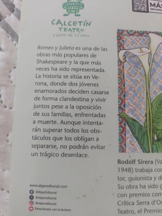 Romeo y Julieta ISBN 9788491420217