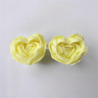 Flor Amarilla en Relieve (Pack 2 Figuras)