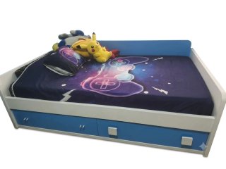 Cama juvenil con cajones
