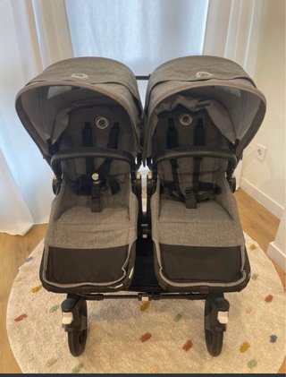 Carrito Bugaboo Donkey 3 Gris con varios extras