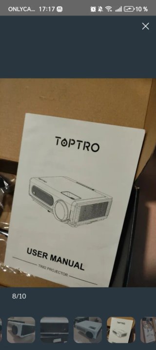 Proyector TOPTRO 1080P TR82 para el verano