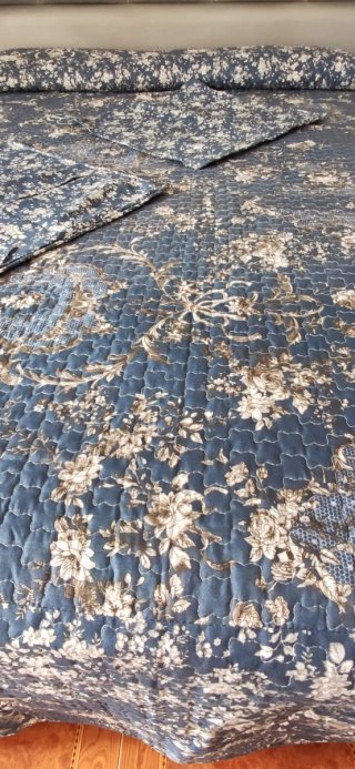 Colcha de cama reversible