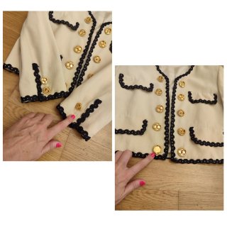 Blazer vintage beige tg M-L