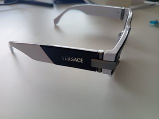 Gafas Versace Negras y Blancas