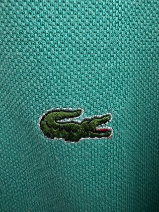 Polo Lacoste Vintage Turquesa