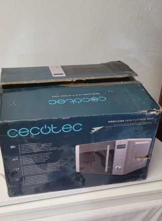 Microondas Cecotec sin plato