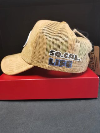 Gorra Von Dutch Marrón Suede Talla única adulto
