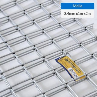 Malla Electrosoldada 3.4mm 1m x 2m