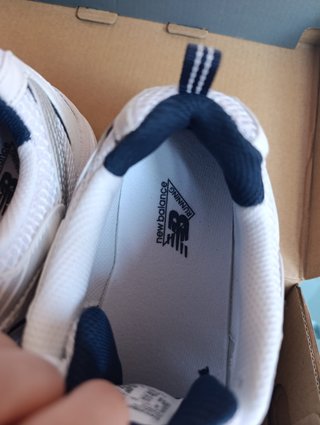New Balance Argento/Bianco Taglia 39.5