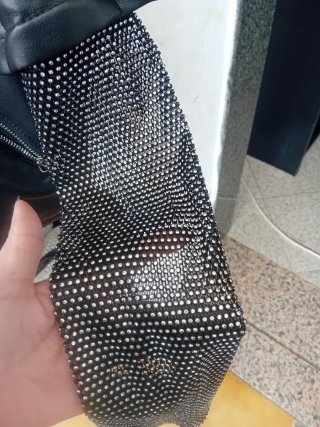 Casaco de couro preto tamanho L Mas veste um M