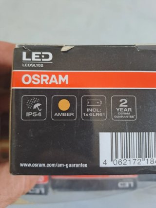 Baliza V16 Osram LEDGuardian+9v bateria. Nuevo !!!