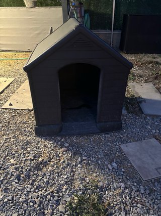 Caseta Perros Grande Resina Curver Marrón/Gris